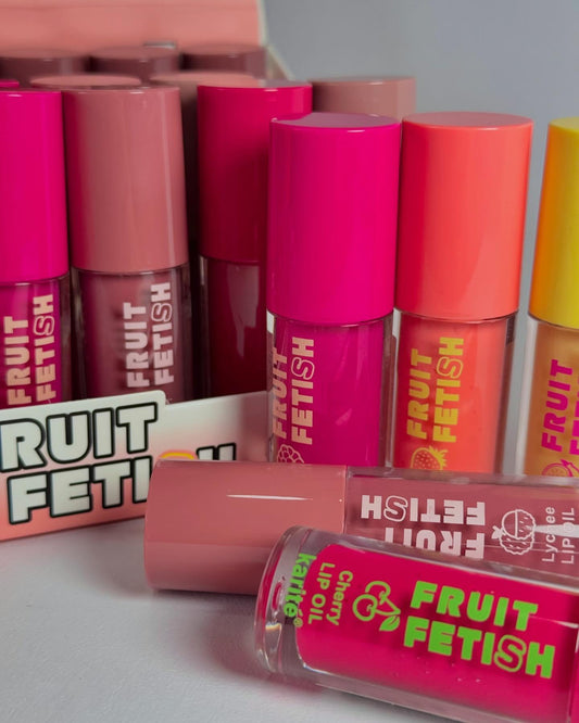 Lip oil fruit fetish